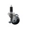 Service Caster 3'' Thermoplastic Rubber Swivel 1-1/4'' Expanding Stem Caster with Brake SCC-EX20S314-TPRB-TLB-114 - alternate 1